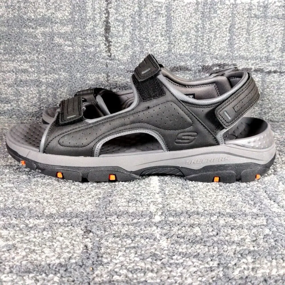 Skechers Tresmen Garo Outdoor Trail Hiking Sandals Shoes Comfort Gray Men Sz‎ 13